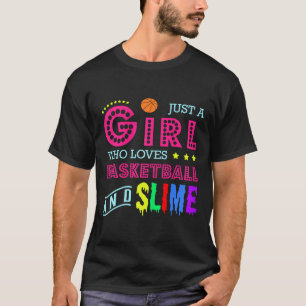 Camiseta Design de basquete - Menina Que Ama Basquete E