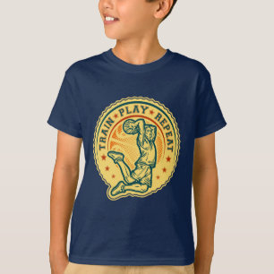 Camiseta Design de basquetebol Slam Dunk Vintage