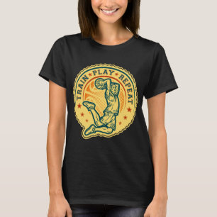 Camiseta Design de basquetebol Slam Dunk Vintage