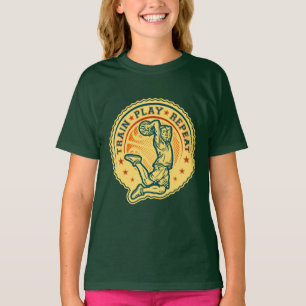 Camiseta Design de basquetebol Slam Dunk Vintage