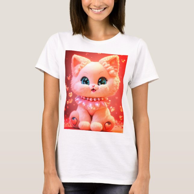 Camiseta Design de bebê pérola (Frente)