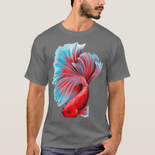 Camiseta Design de betta colorida