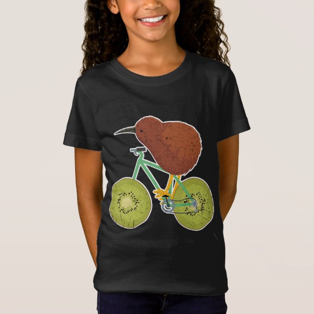 Camiseta Design de Bicicleta Nova Zelândia para amantes de  (Frente)