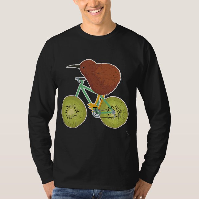 Camiseta Design de Bicicleta Nova Zelândia para amantes de  (Frente)