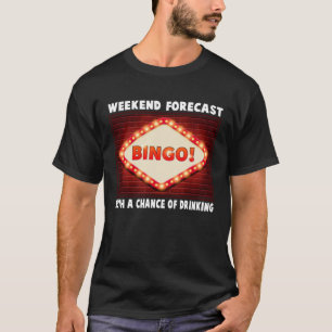 Camiseta Design De Bingo Bonito Para O Jogo Casino Bingo Lo