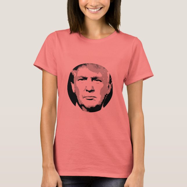 Camiseta Design DE BLOQUEIO DE TRUMP DONALD (Frente)
