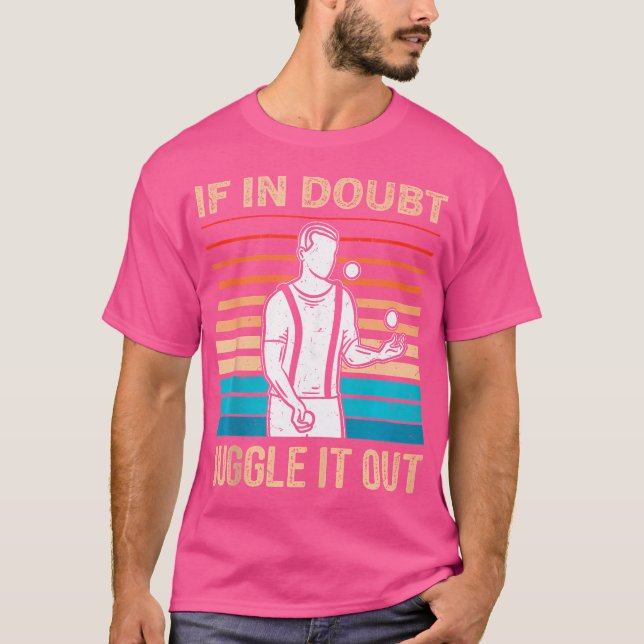 Camiseta Design de Bolas de Malabarismo Divertidas Para Mal (Frente)