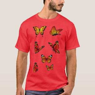 Camiseta Design de borboleta monarca
