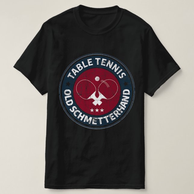 Camiseta design de borboleta tênis de mesa de tênis de mesa (Frente do Design)
