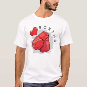 Camiseta Design de Boxe