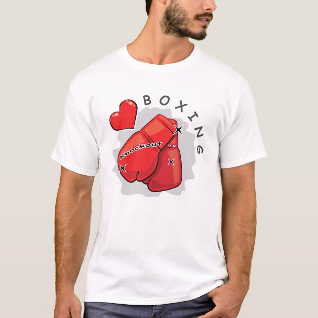 Camiseta Design de Boxe (Frente)