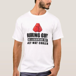 Camiseta Design de Boxe Engraçado