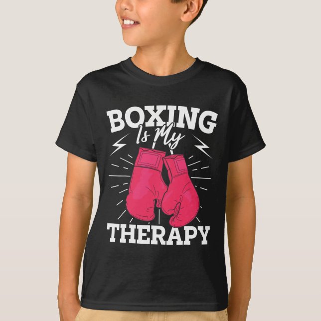 Camiseta Design de Boxing Motivacional Para Combatentes Pio (Frente)