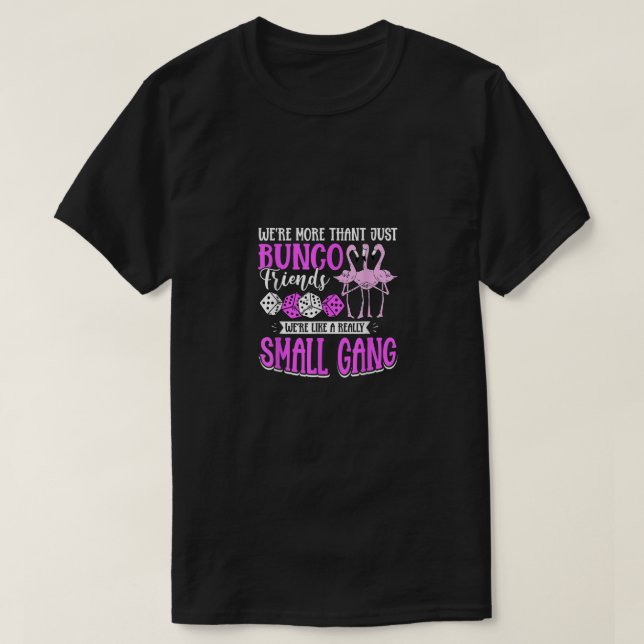 Camiseta Design de Bunco Game Flamingo para um Babe Bunco (Frente do Design)