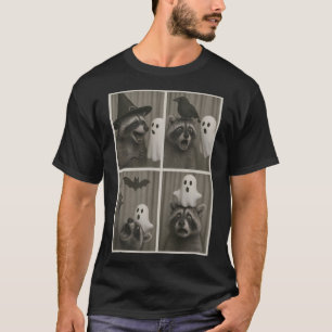 Camiseta Design de Cabina de Foto Raccoon do Partido do Dia