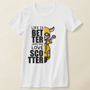 Camiseta Design de cabra de Patinete