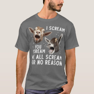 Camiseta Design de Cabra Fofa Fazendeiro de Cabra Pigméia A