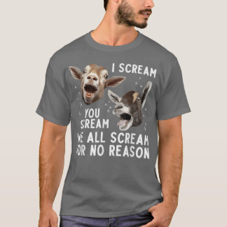 Camiseta Design de Cabra Fofa Fazendeiro de Cabra Pigméia A