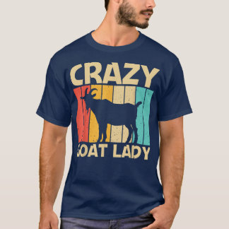 Camiseta Design de Cabra legal Para Mulheres Caprino Farmis