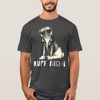 Camiseta Design de Cachorro Noturno Ruff681