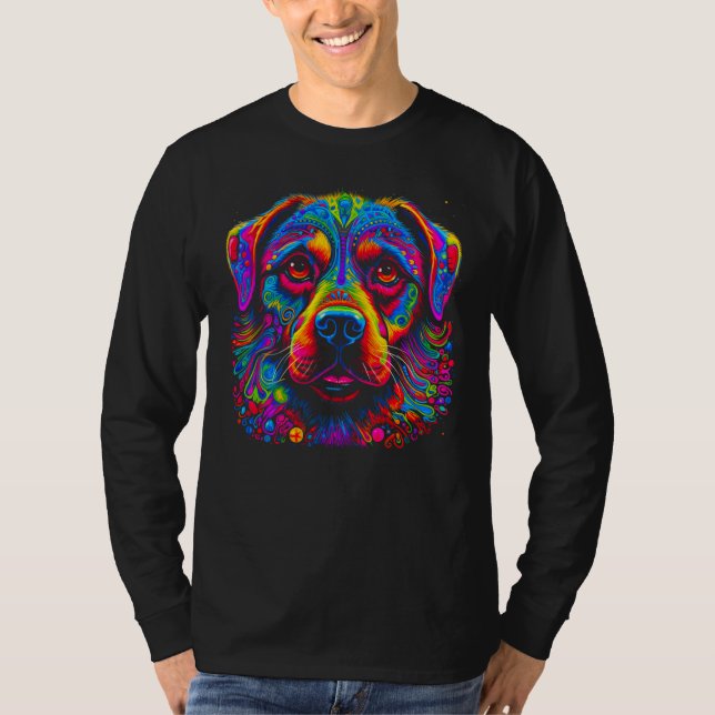 Camiseta Design de cachorro Rottweiler fofo (Frente)