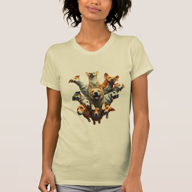 CAMISETA DESIGN DE CACHORRO T-SHIRT 20 (Frente)