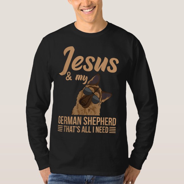 Camiseta Design de cães para o proprietário do German sheph (Frente)
