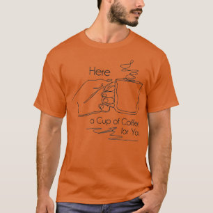 Camiseta Design de café simples