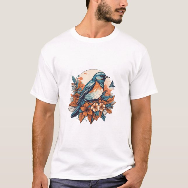 Camiseta Design de Camiseiros Estilizados - Soar com Liberd (Frente)