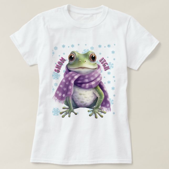 Camiseta Design de camiseta: conforto do Sapo Cozy (Frente do Design)