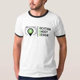 Camiseta design de captura de localização
