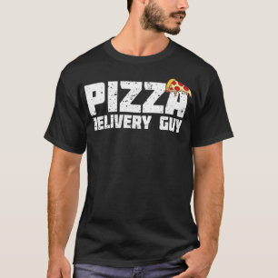 Camiseta Design de cara de entrega de pizza para amantes de
