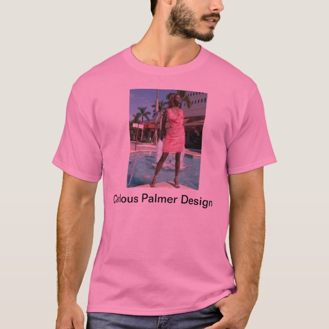 Camiseta Design de Carlous Palmer (Frente)