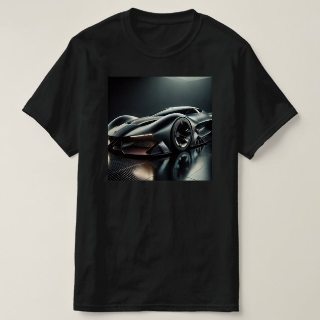 Camiseta Design de carro legal. (Frente do Design)
