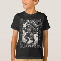 Design de Carta de Tarot Krampus Temporada de Nata