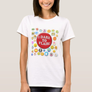 Camiseta Design De Cartões De Pinos De Diversão Para Flai