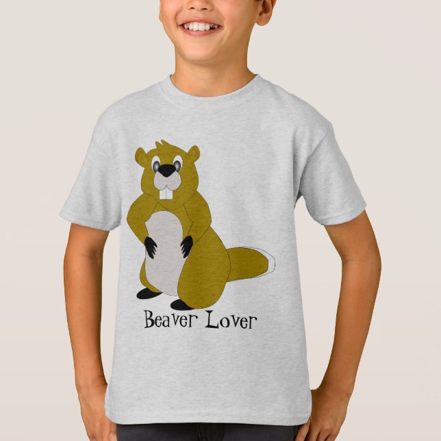 Camiseta Design de castor (Frente)