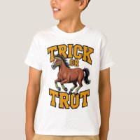 Design de Cavalo Trot ou Travessura para Fãs de Eq