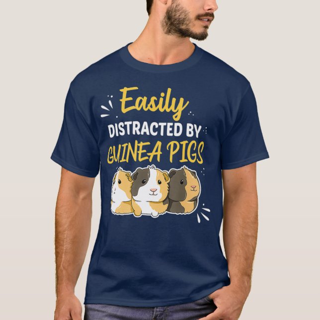 Camiseta Design de Cavy para um Proprietário de Porcos-Guin (Frente)