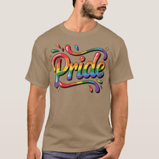 Camiseta Design de Celebração do Orgulho Arco-Íris LGBTQ Co
