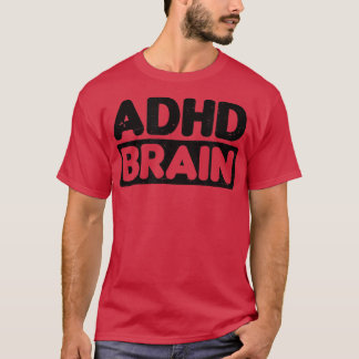 Camiseta Design de cérebro ADHD