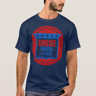 Camiseta Design de Cerveja Genesee Vintage