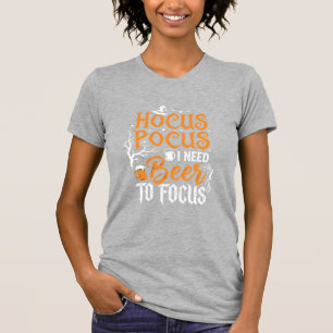 Camiseta Design de cerveja Hocus Pocus de Halloween_1