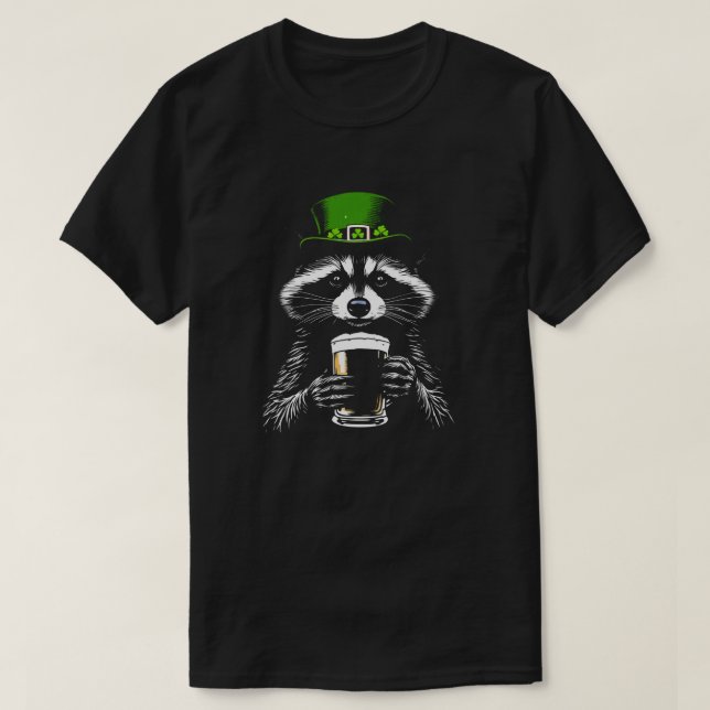 Camiseta Design de Cerveja Mapache Sortudo (Frente do Design)