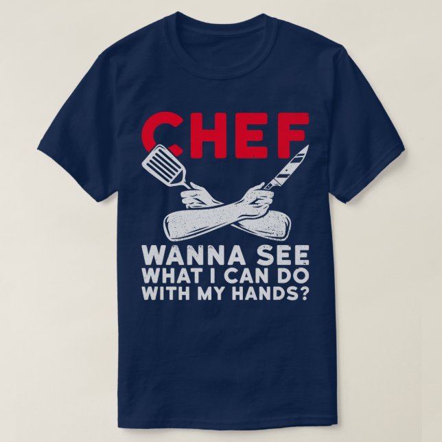 Camiseta Design de Chef para um Chef (Frente do Design)