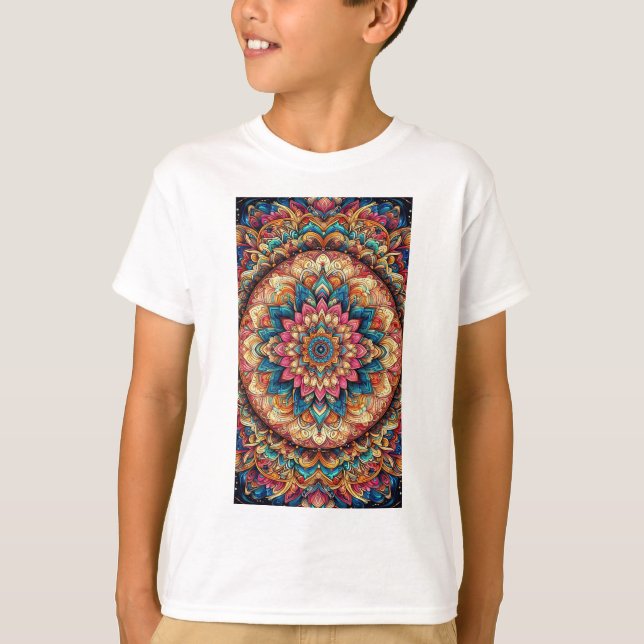 Camiseta design de cheio de cor (Frente)