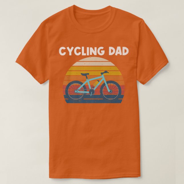 Camiseta Design de Ciclo legal Para Bicicleta Pai Padre (Frente do Design)