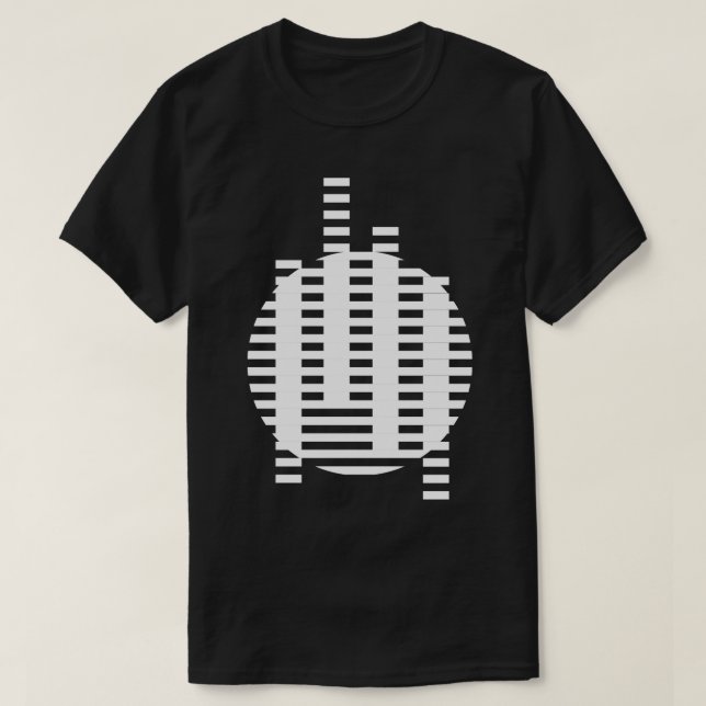 Camiseta design de círculo geométrico (Frente do Design)