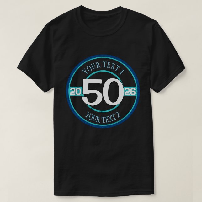 Camiseta Design de Círculo Personalizado Customizado (Frente do Design)