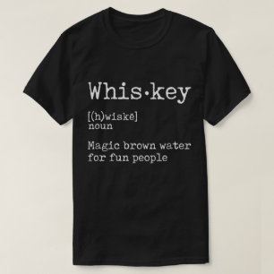 Camiseta Design de Citação de Definição de Uísque Engraçado